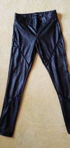 Faux leather pants